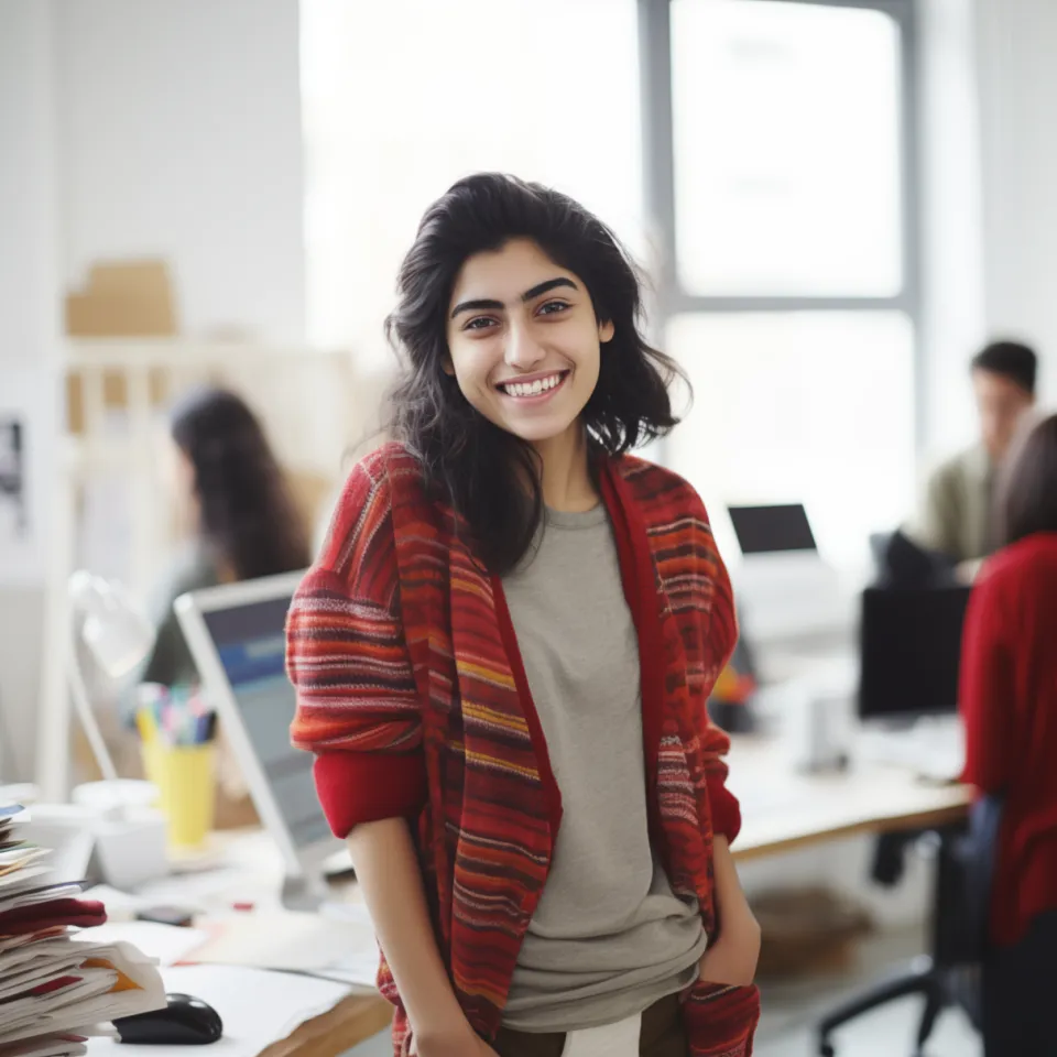 Foto de Joana Silva sorrindo